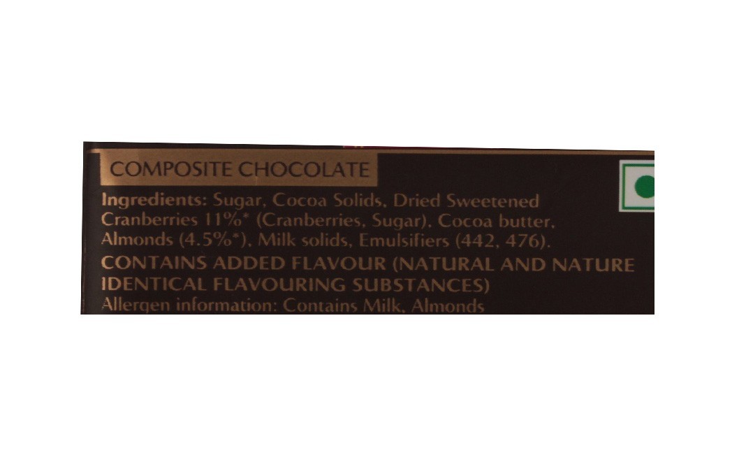 Cadbury Bournville Cranberry    Pack  80 grams